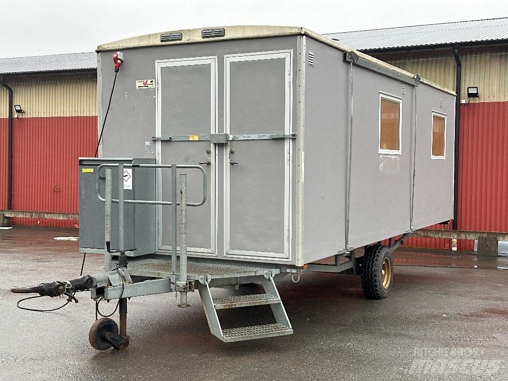  Arbetsvagnar PVT-6 Bygningsbarakker