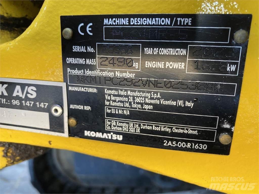 Komatsu PC24MR-5 Gravemaskiner på hjul