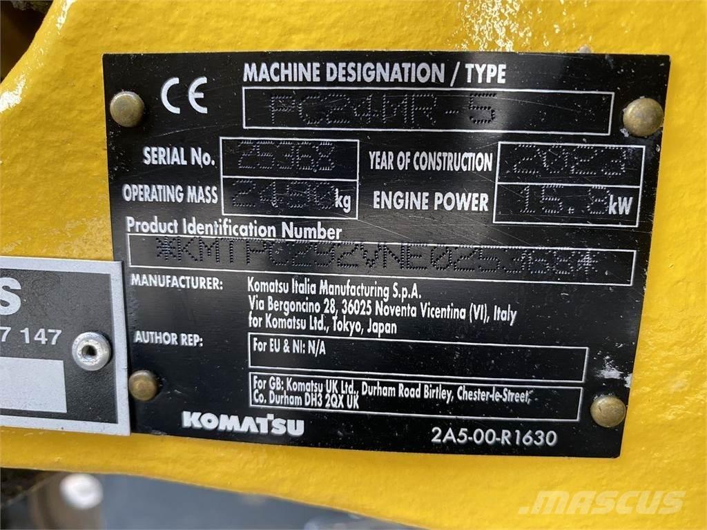 Komatsu PC24MR-5 Gravemaskiner på hjul