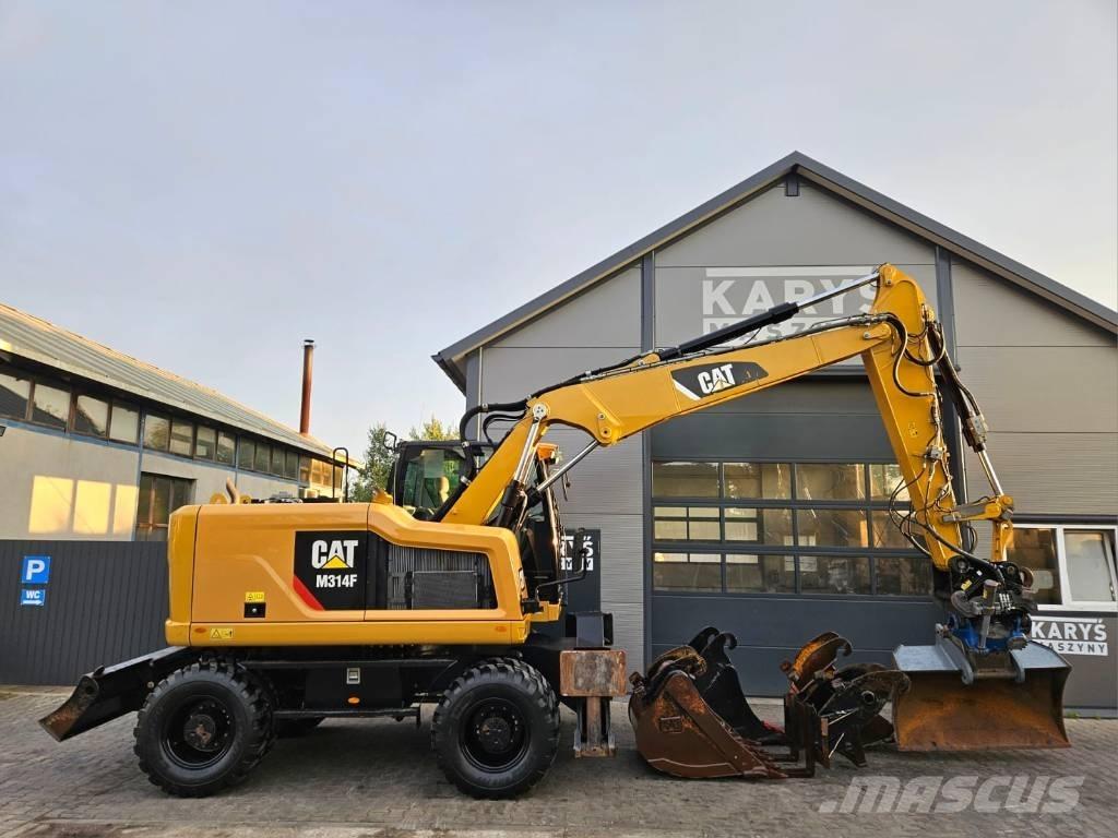 CAT M 314 Gravemaskiner på hjul