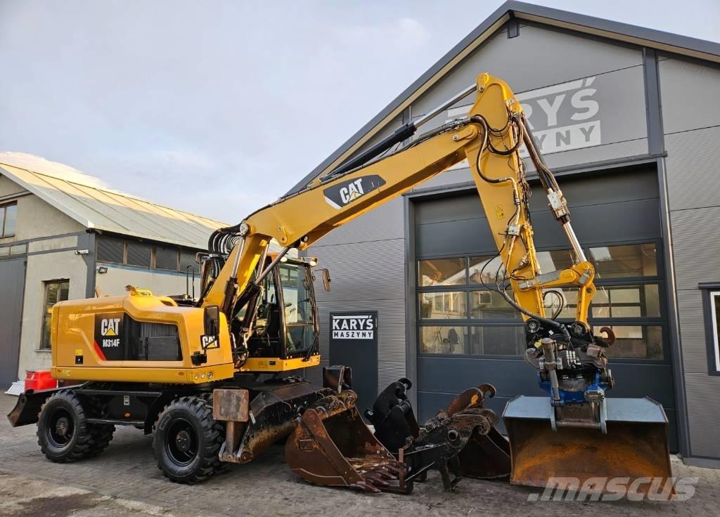 CAT M 314 Gravemaskiner på hjul