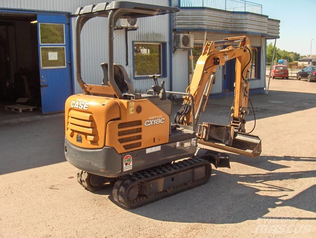 CASE CX 18 Minigravemaskiner