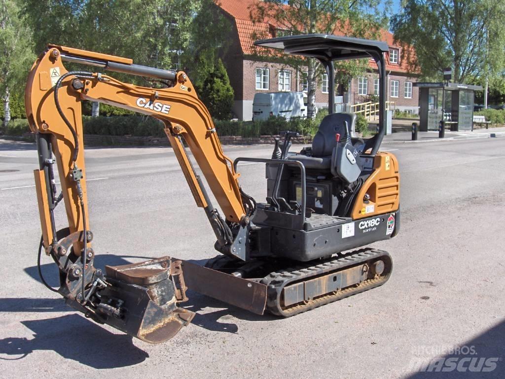 CASE CX 18 Minigravemaskiner