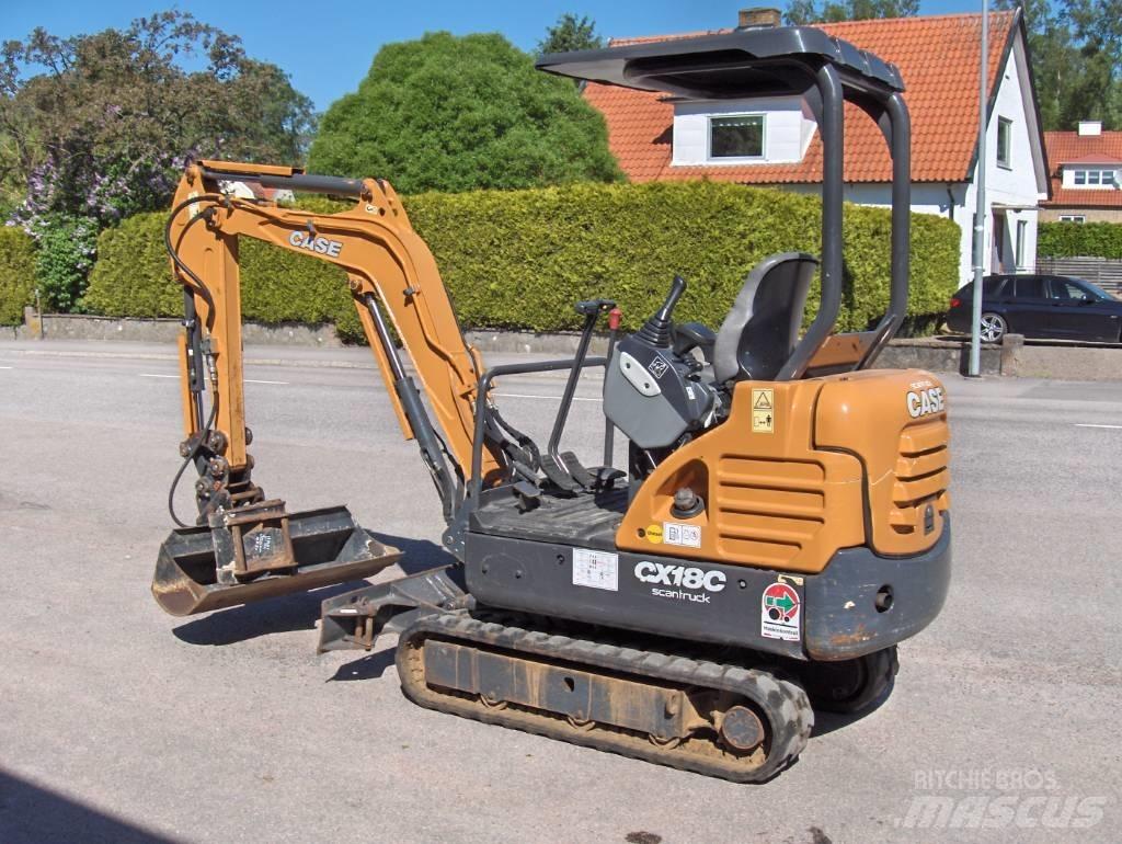 CASE CX 18 Minigravemaskiner
