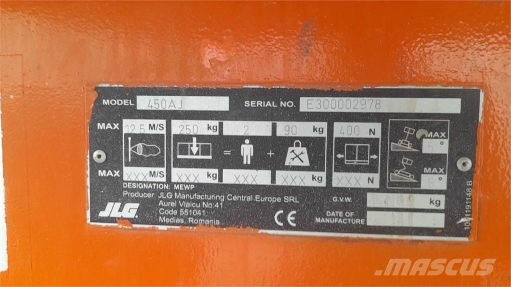 JLG 450AJ Bomlifte med knækarm