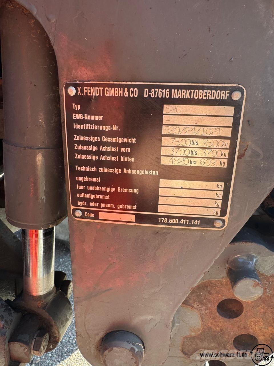 Fendt Xylon 520 Traktorer