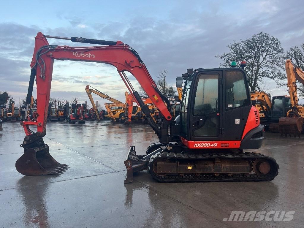 Kubota KX 080-4 Midi-gravemaskiner 7t - 12t
