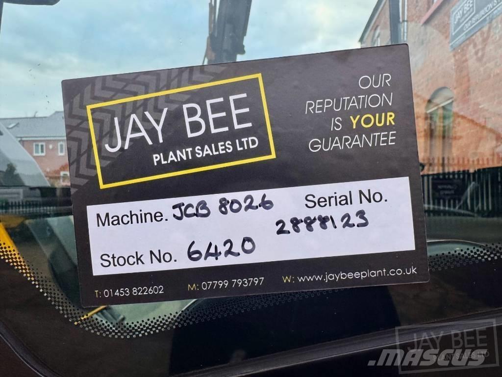 JCB 8026 CTS Minigravemaskiner