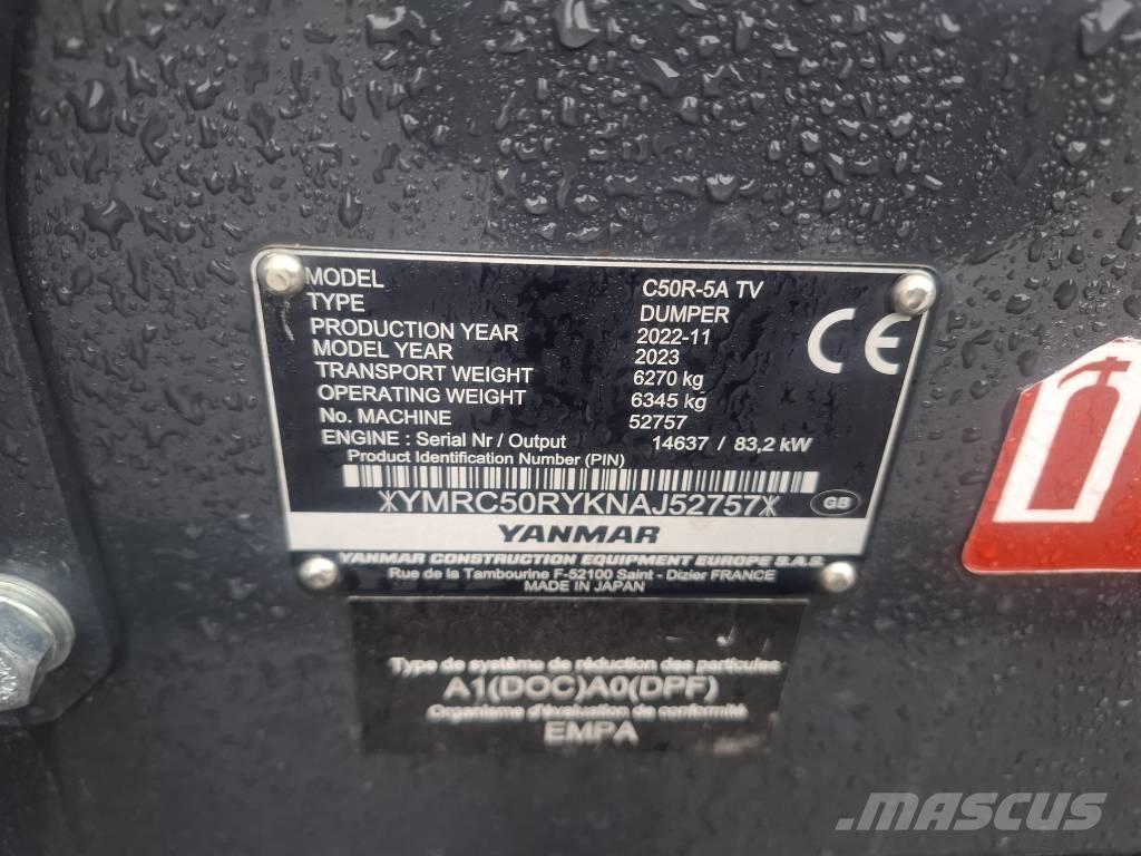 Yanmar C 50 R-5A Bælte-tipvogn