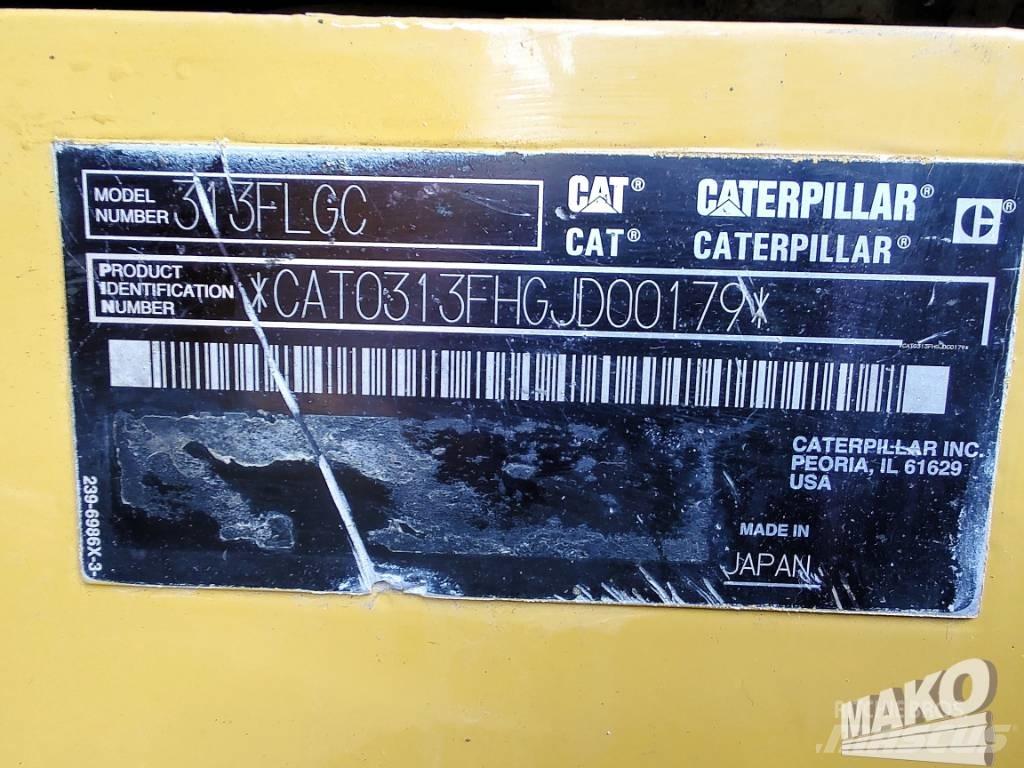 CAT 313 Gravemaskiner på larvebånd