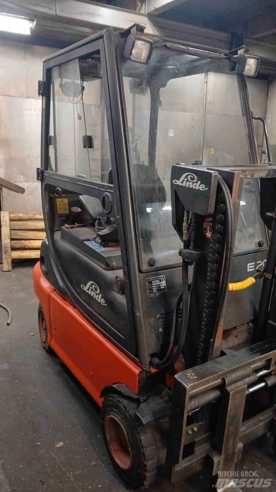 Linde E20P-02 El gaffeltrucks