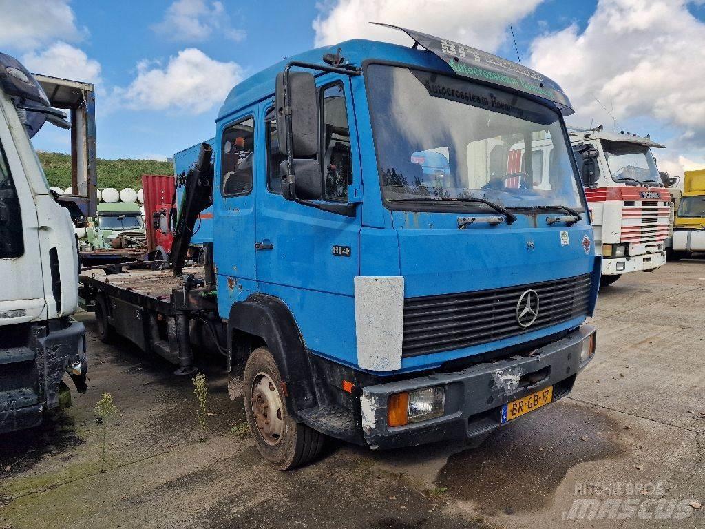 Mercedes-Benz 814 Lastbil med lad/Flatbed