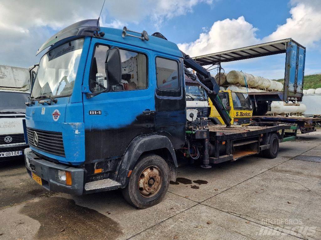 Mercedes-Benz 814 Lastbil med lad/Flatbed