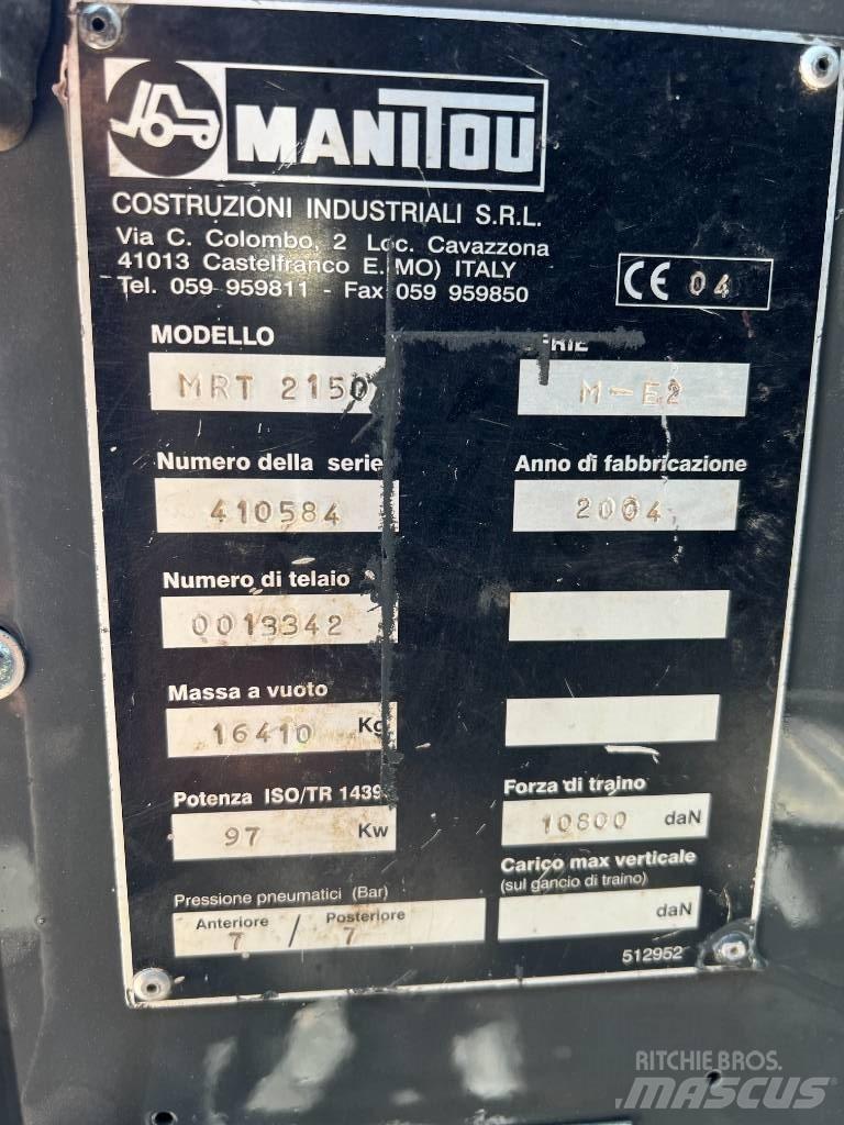 Manitou MRT 2150 Teleskoplæssere