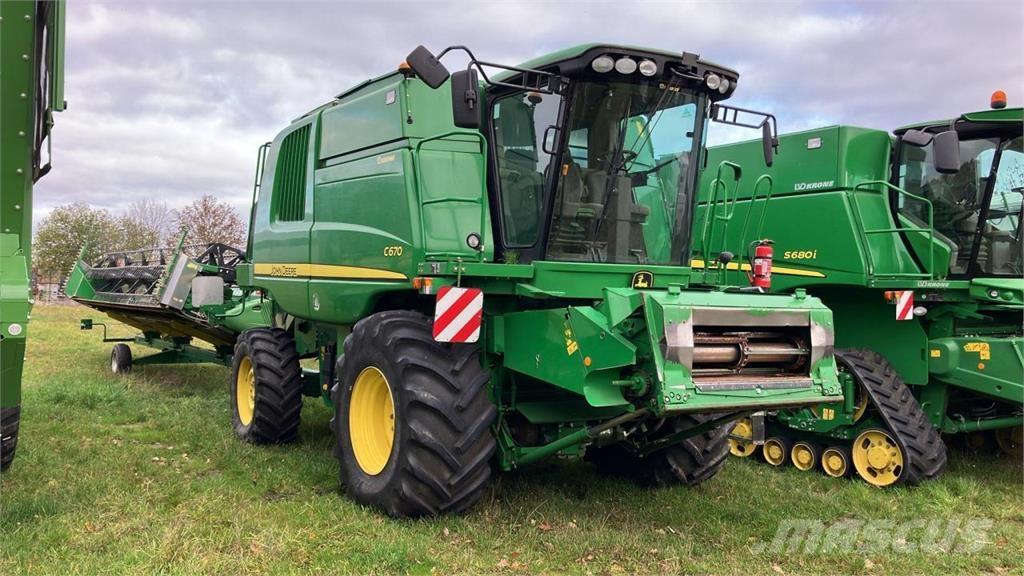 John Deere C 670 Mejetærskere