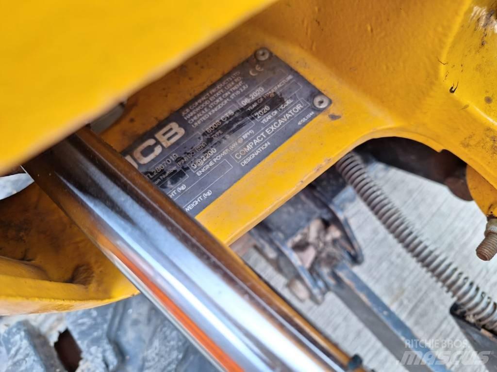 JCB 8008 Minigravemaskiner