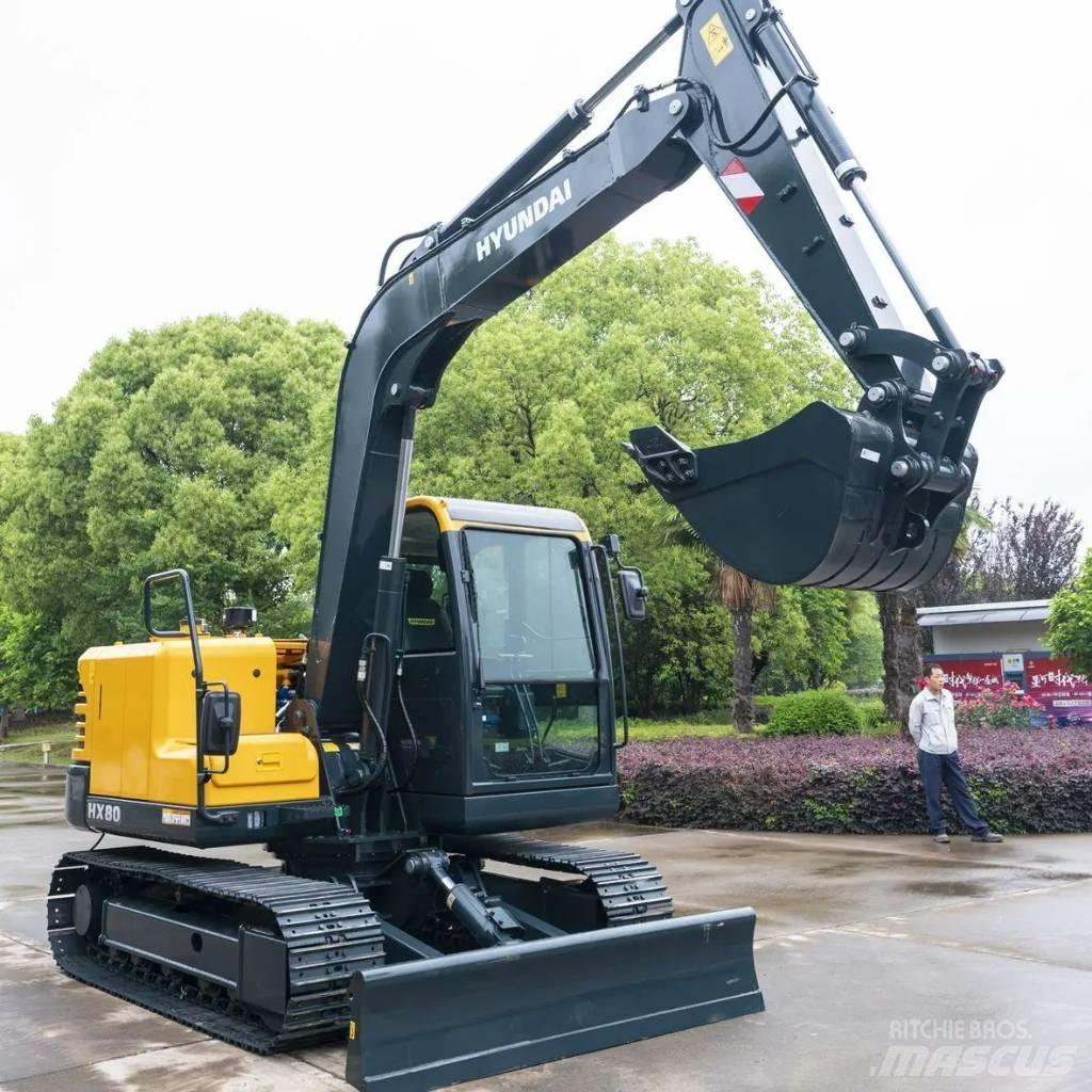 Hyundai HX80 Midi-gravemaskiner 7t - 12t