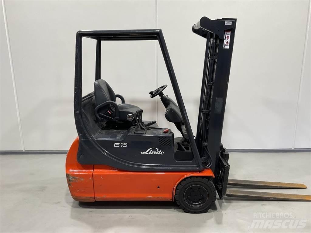 Linde E16C El gaffeltrucks