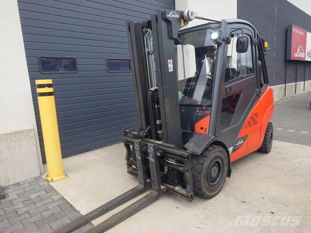 Linde H 35 T LPG gaffeltrucks