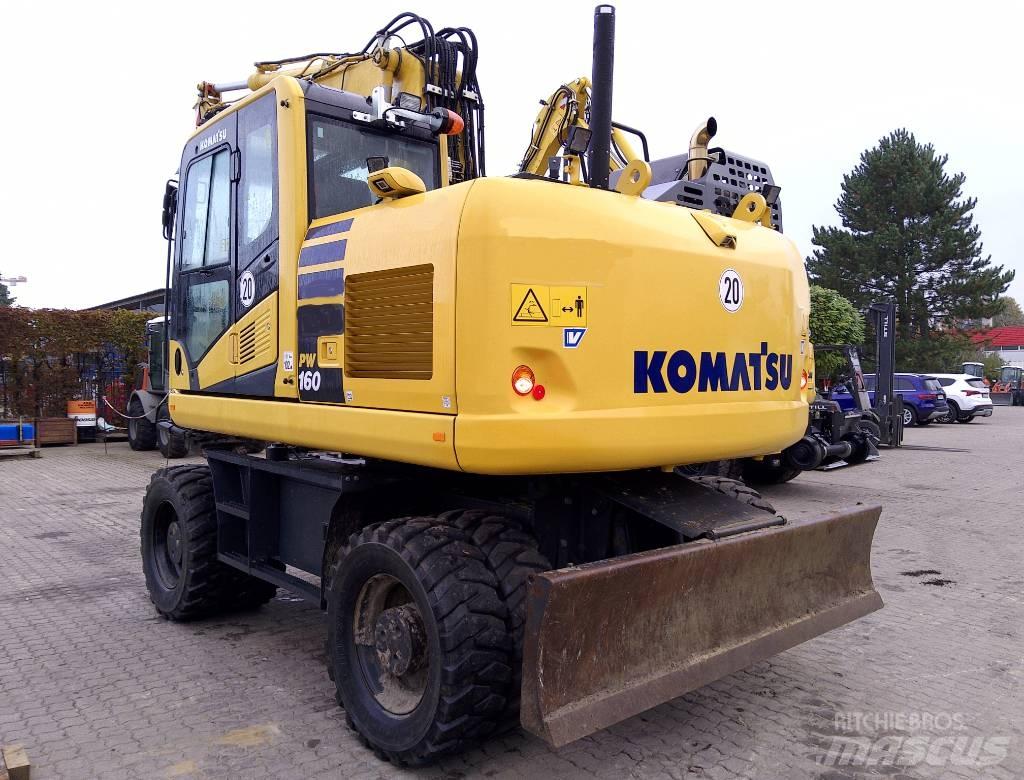 Komatsu PW160-11 Gravemaskiner på hjul