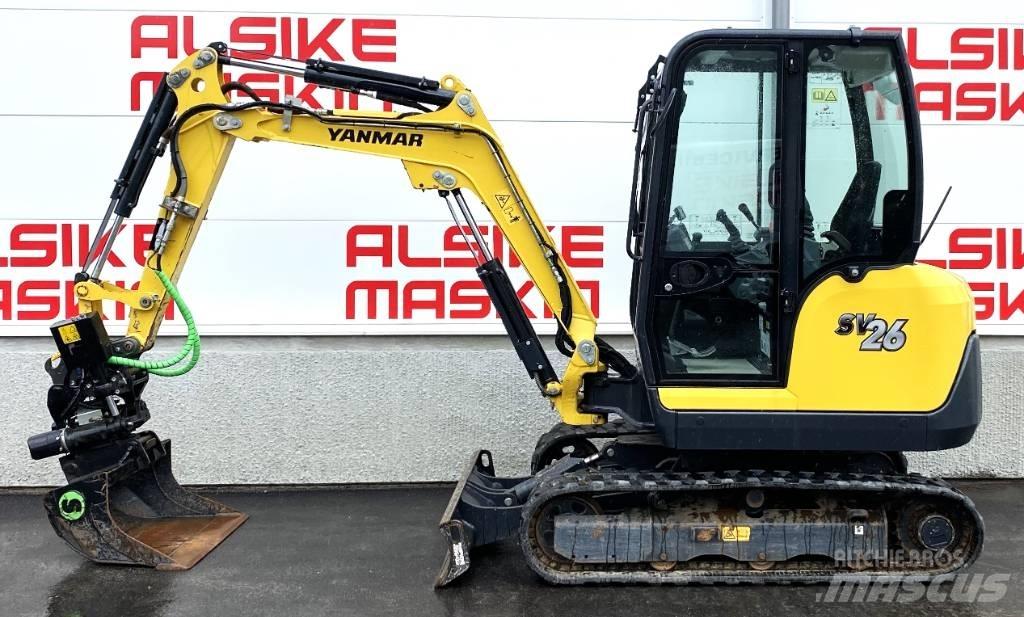 Yanmar SV 26 Minigravemaskiner