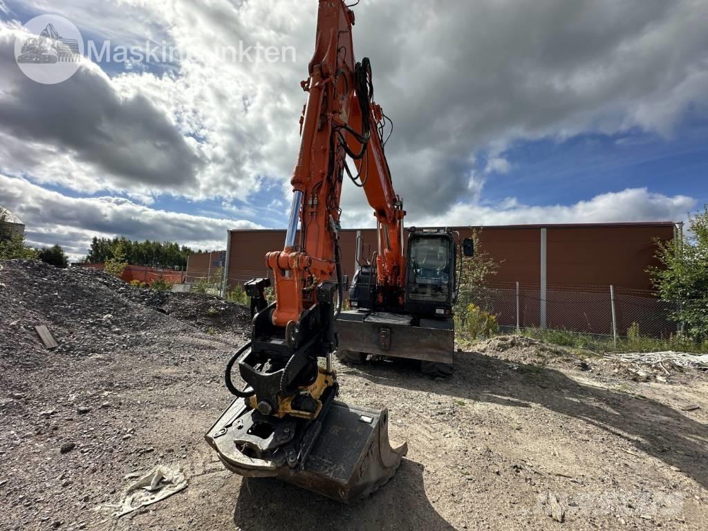 Hitachi ZX 140 W-5B Gravemaskiner på hjul
