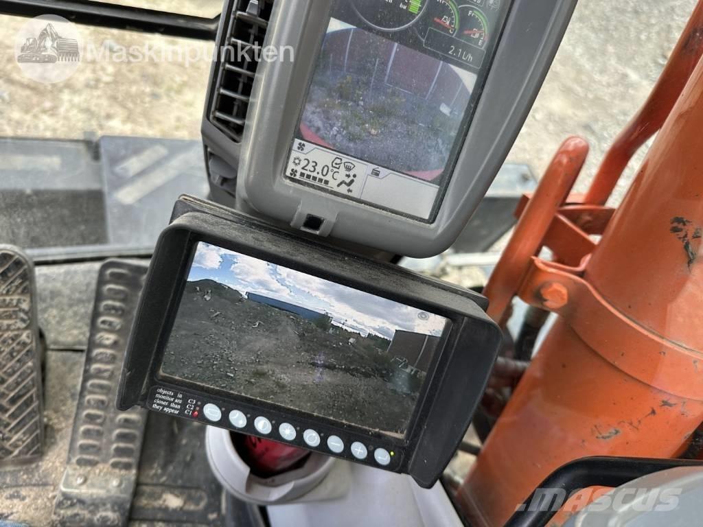 Hitachi ZX 140 W-5B Gravemaskiner på hjul