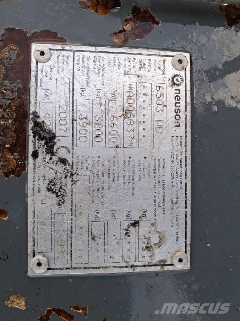 Neuson 6503 WD Gravemaskiner på hjul