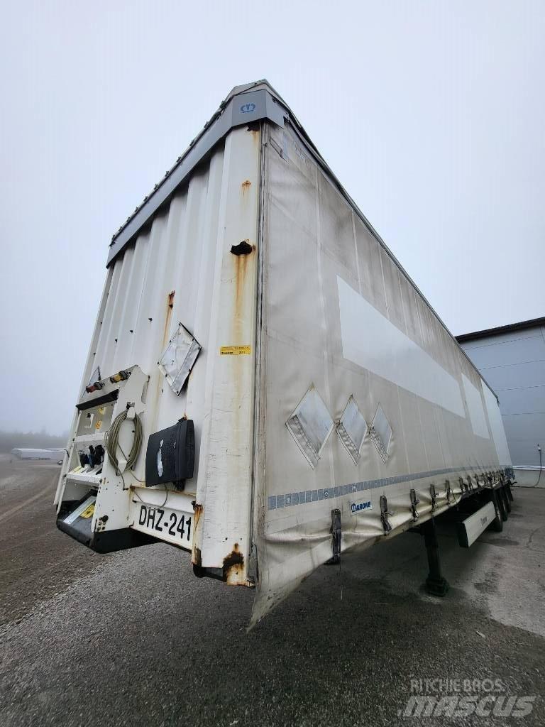 Krone Curtain Mega Semi-trailer med Gardinsider