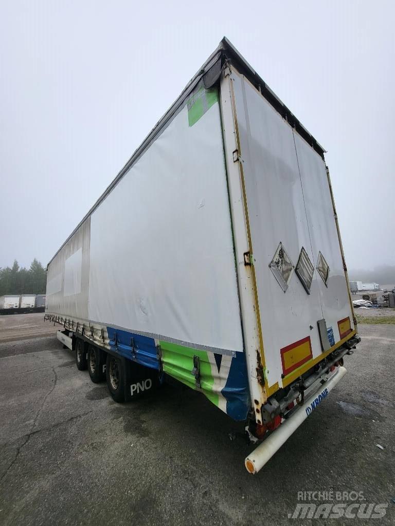 Krone Curtain Mega Semi-trailer med Gardinsider