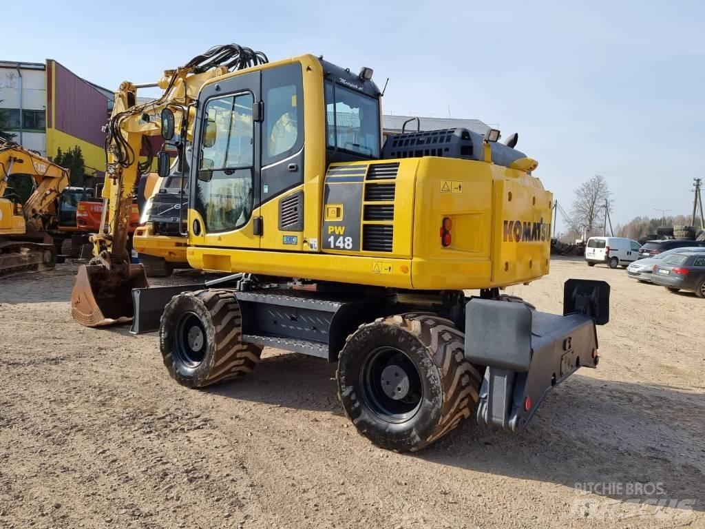Komatsu PW 148-8 Gravemaskiner på hjul