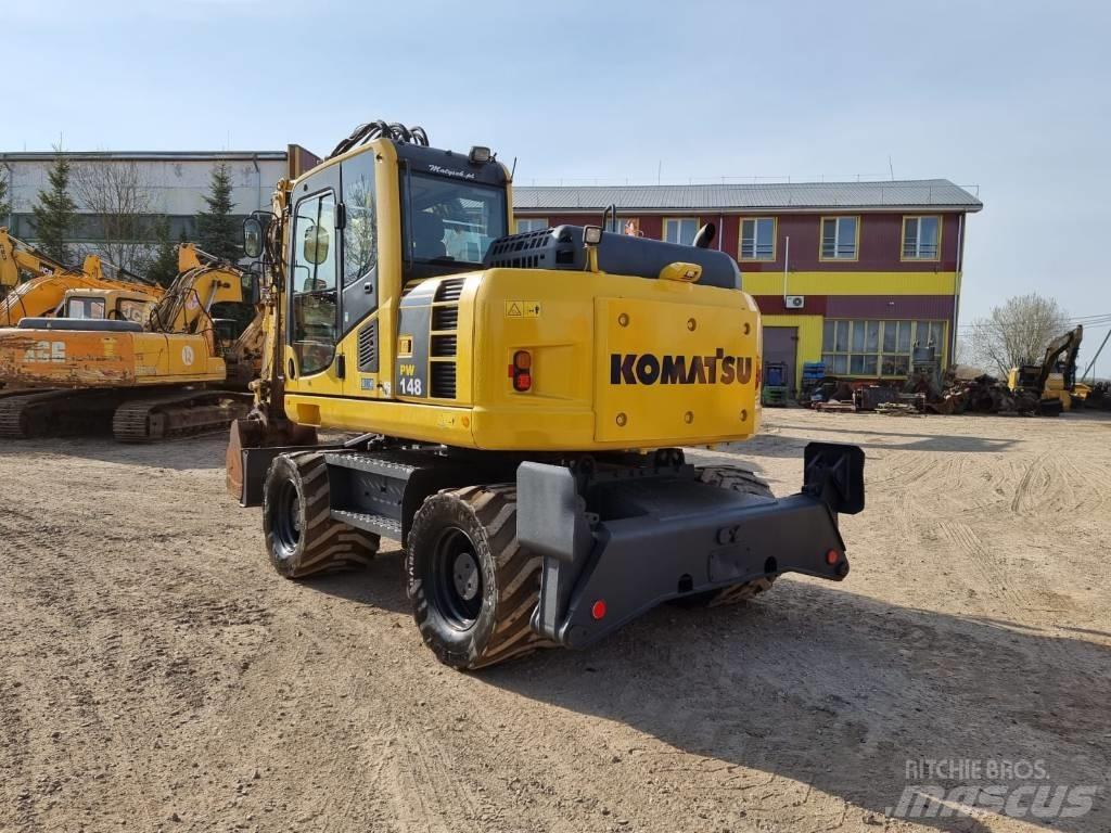 Komatsu PW 148-8 Gravemaskiner på hjul