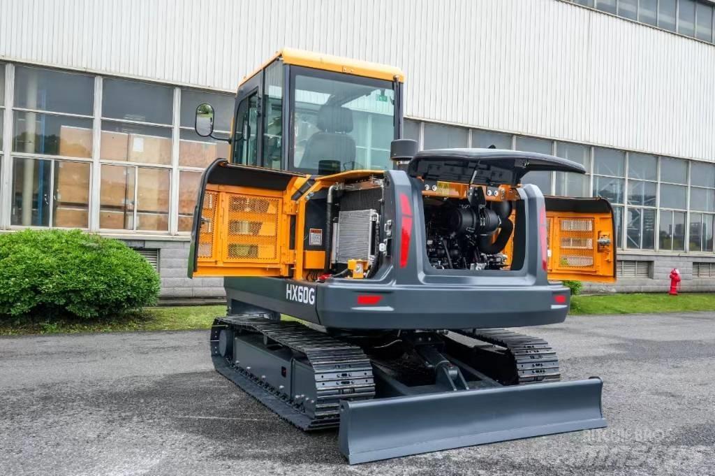 Hyundai HX 60 Gravemaskiner på hjul