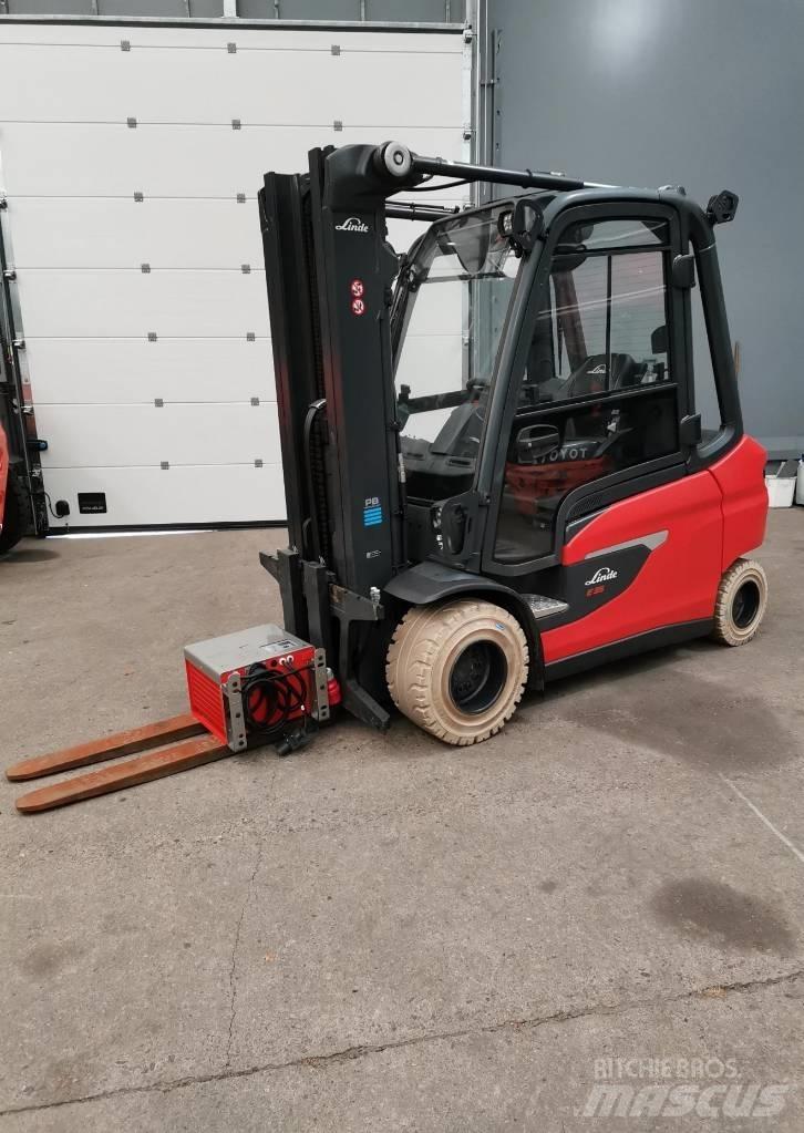 Linde E35L-01 El gaffeltrucks