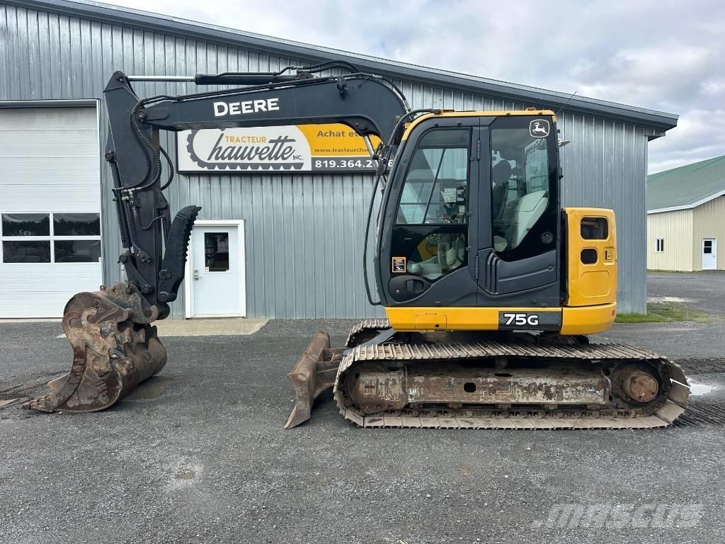 John Deere 75G Gravemaskiner på larvebånd