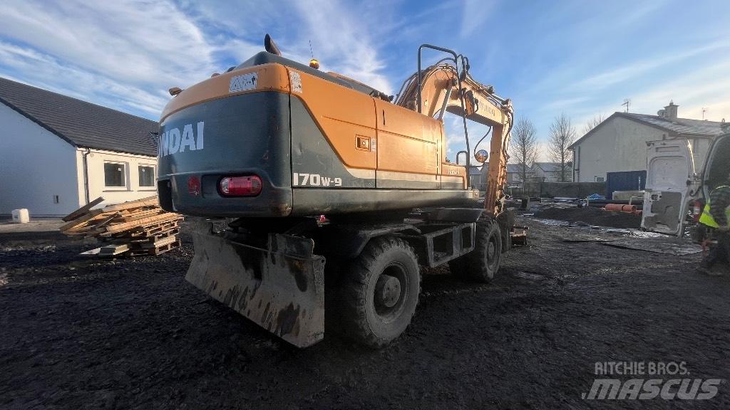 Hyundai Robex 170w-9 Gravemaskiner på hjul