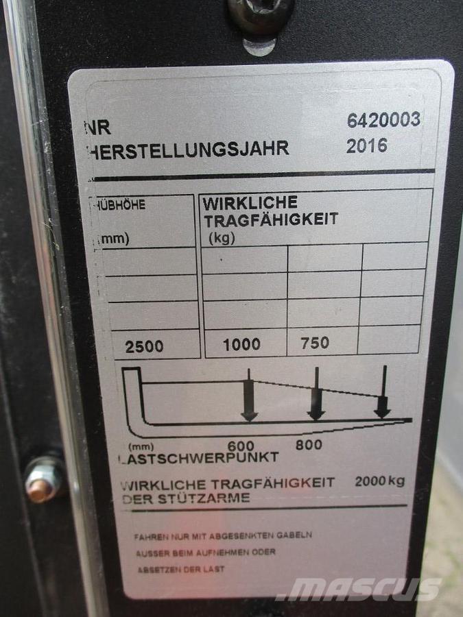BT SPE200D El-palleløftere med platform