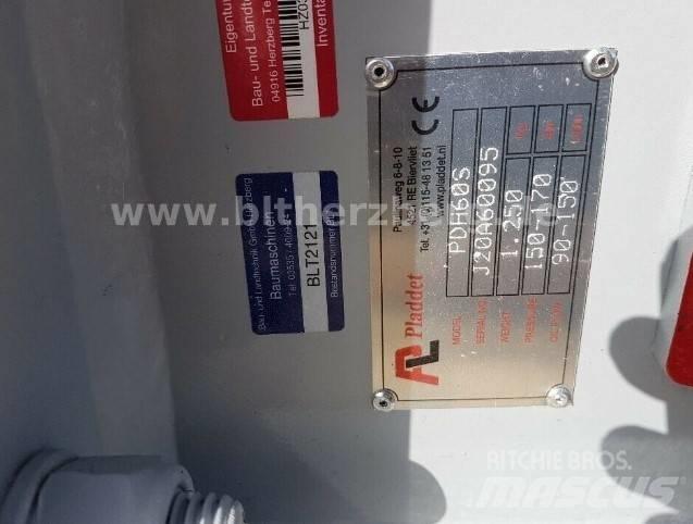 Pladdet PDH 60S Hydraulik / Trykluft hammere