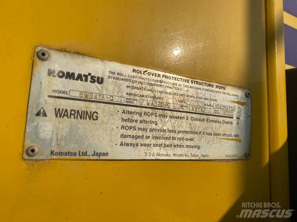 Komatsu WA 320-5 Læssemaskiner på hjul