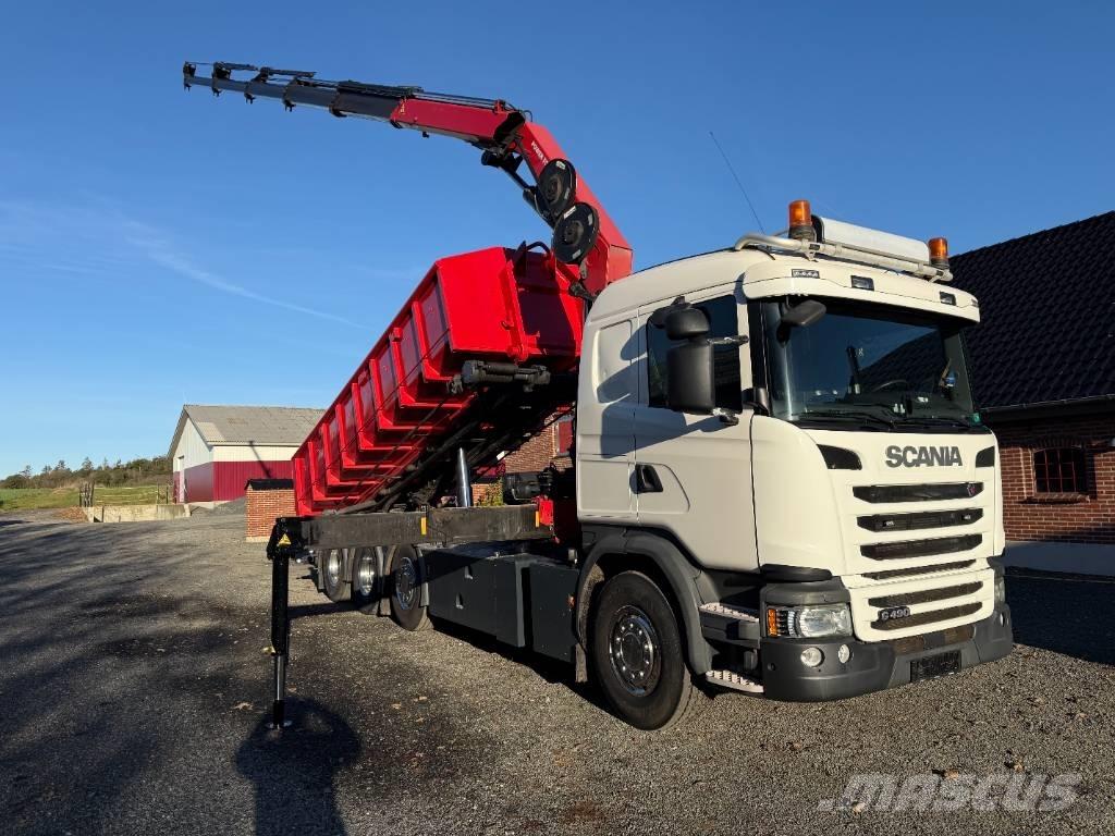 Scania G490 8x2 Demonterbare/wirehejs lastbiler
