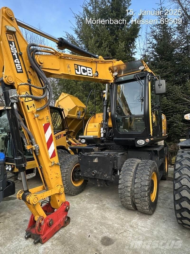 JCB JS145W PLUS Gravemaskiner på hjul