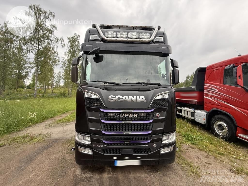Scania R 730 EKIPAGE Lastbiler med tip