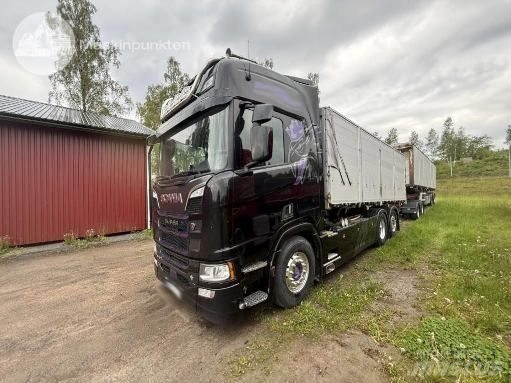 Scania R 730 EKIPAGE Lastbiler med tip