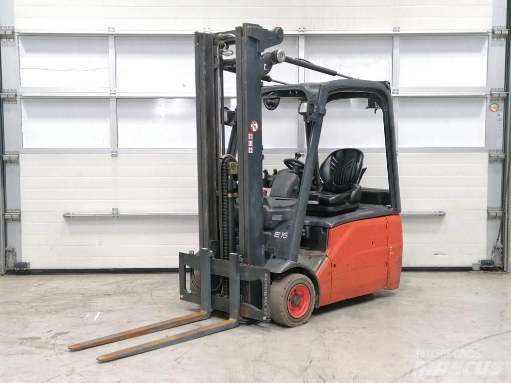 Linde E16-01 El gaffeltrucks