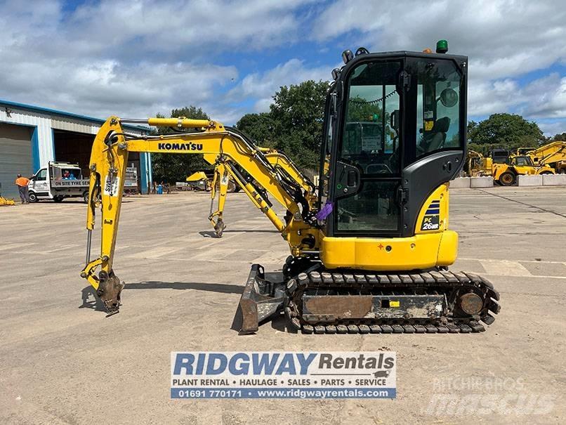 Komatsu PC 26 MR Minigravemaskiner