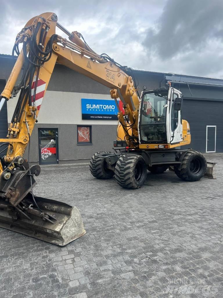 Liebherr 314 Gravemaskiner på hjul
