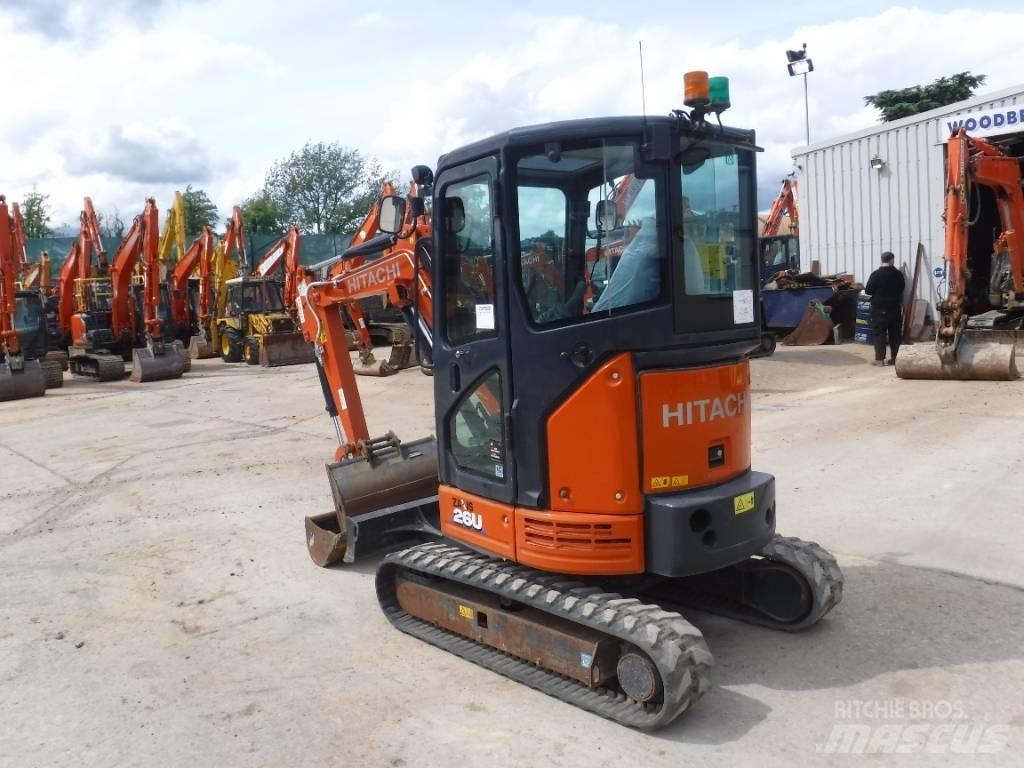 Hitachi ZX 26 U-6 Minigravemaskiner