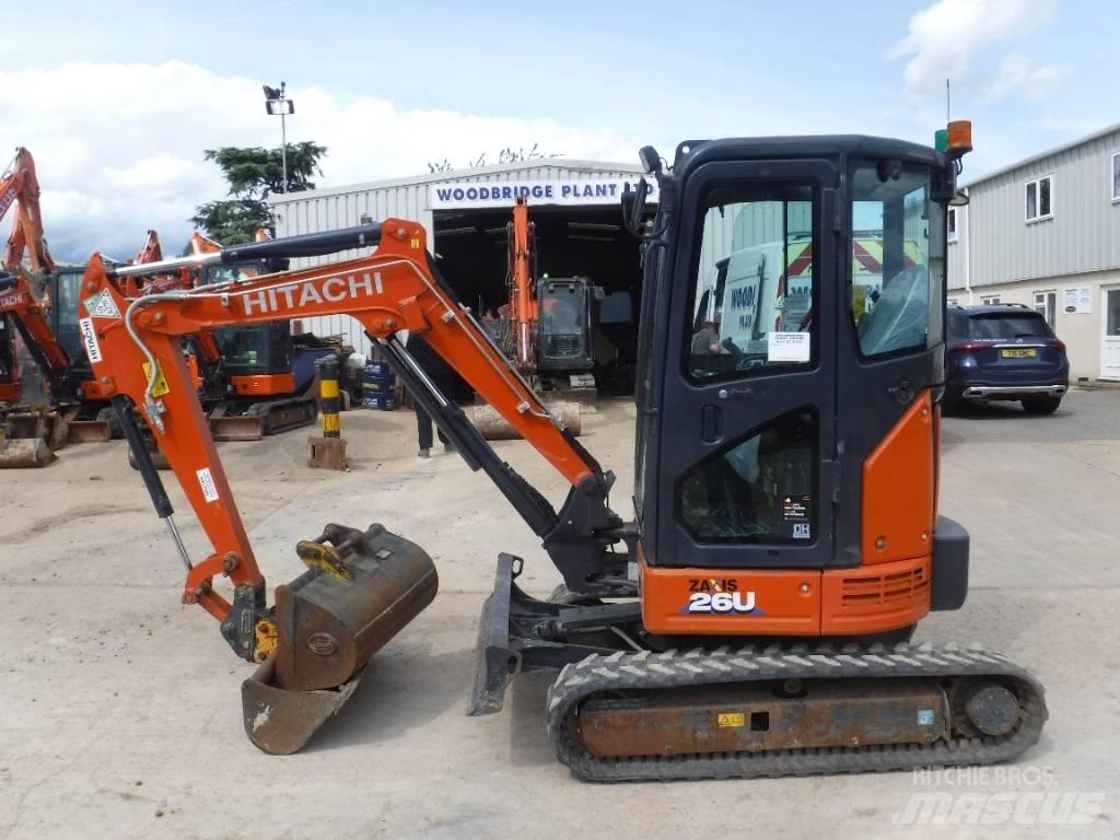 Hitachi ZX 26 U-6 Minigravemaskiner