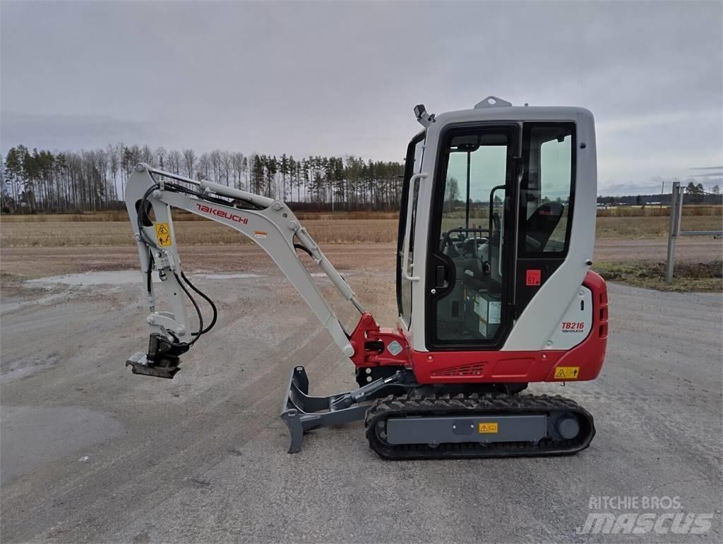 Takeuchi TB 216 Minigravemaskiner