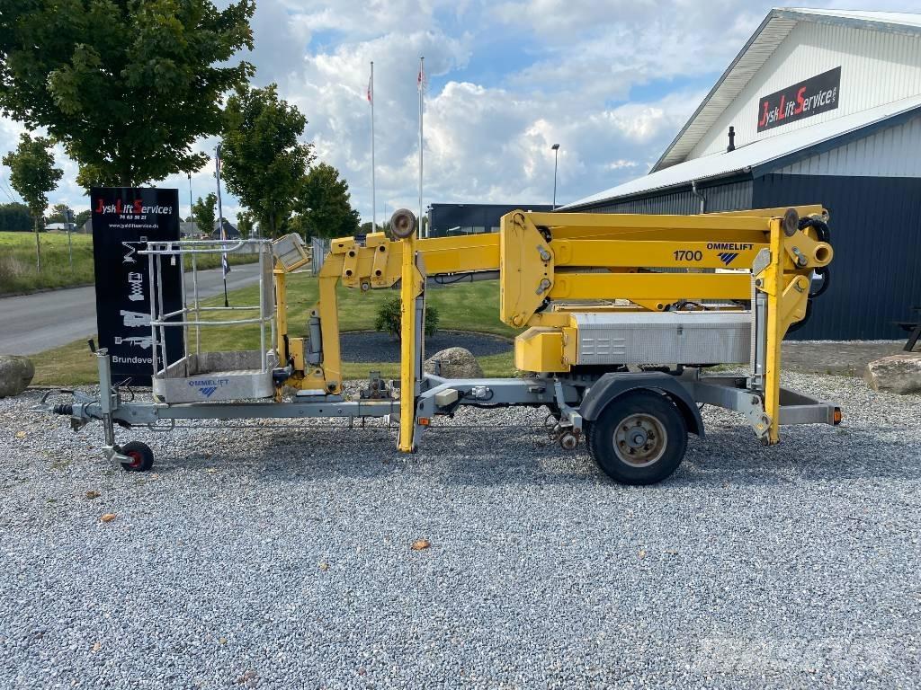 Omme 1700 EBX Trailermonterede lifte